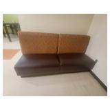 Faux Leather Seated Booth