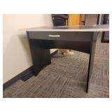 Black Particle Board Work Station