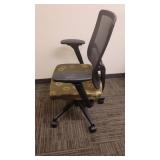 Allsteel Green Memory Foam Seat Office Chair