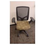Allsteel Green Memory Foam Seat Office Chair