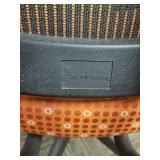 Sitonit Mesh Back Office Chair - Burnt Orange Fabric