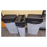 3 lot Trash Can