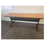 6ft x 18 in Tilted Workstation on Casters