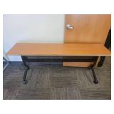 6ft x 18 in Tilted Workstation on Casters