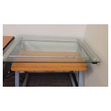 Glass Top Office Desk
