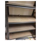 4ft x 2 ft x 6 ft Black Shelf