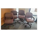 Lot of 4 Office Chairs