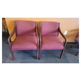 Lot of 2 Lobby Chairs