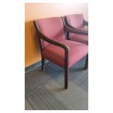 Lot of 2 Lobby Chairs