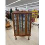 lighted corner Curio cabinet with key