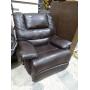 Over-Stuffed Reclining Leather Chair