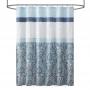 510 Design 100% Polyester Microfiber Embroidery Printed Shower Curtain