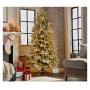 Home Reflections 6.5' Flocked Color Flip Tree w/ Fairy Lights RETAILS $350!!