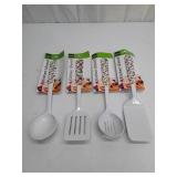 Handy Helpers 4 Piece Melamine Kitchen Utincils - Floral Design