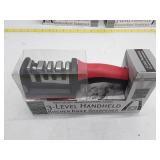 3-Level Handheld Kitchen Knife Sharpener - Right or Left Handed