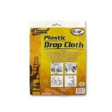 9 x12 Plastic Drop Cloth .27mm thick