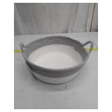 Round Cotton Basket with Handle