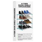 4-Tier Shoe Organizing Shelf Rack
