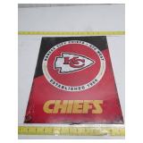 Tin Sign, 16" x 12" - Kansas City Chiefs