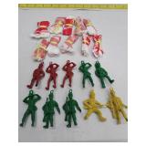 10 PCS Mini Paratrooper Army Men Action Figurine