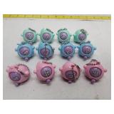 12 PCS Mini Rock-Paper-Scissors Keychains