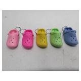 5 PCS Mini Croc Keychains