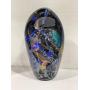 L&L Estate Sales warehouse auction featuring Karg Art Glass, 17th century Norwegian spinning wheel, Chromecraft office chairs, Vintage Tonka Farm