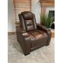L & L Estate Sales online auction featuring US Open and PGA Tour golf items, Czech Bohemian cut to clear glass, Ashley Furniture leather power re