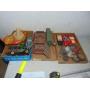 Diecast and Glass Coin Banks - Collectible Glassware - Hobnail - Frankhoma - Metal Toys - Knives - Walking Sticks  - Lots of Collectibles