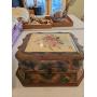 Aawesome Estate Sales 3rd of 4 Clearwater auctions featuring Primitive furniture, Display cabinets, Vintage fabrics and hats, Antique mirrors, Ro