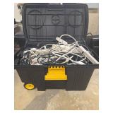 Power Strips and Surge Protectors in Black Rolling Tote