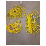 Heavy Duty Extension Cords in Black Rolling Tote