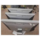 (3) Dell Professional LCD Monitors / 19inch