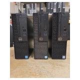 (3) Dell OptiPlex 3050 PC