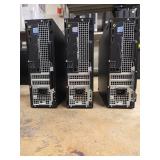 (3) Dell OptiPlex 3050 PC