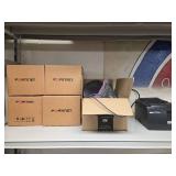 (4) Fortinet Security Cameras with Star TSP100 Printer and Logitech Speaker System