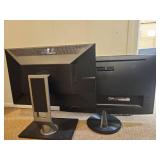 (4) 24in to 32in Dell & ASUS LCD Computer Monitor and TV Bundle