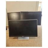 (3) 20in to 24in Dell Professional LCD Monitor
