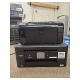 (2) HP LaserJet P1102w and Brother MFC-J995DW Printer Set