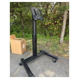 Adjustable TV/Monitor Rolling Cart Stand