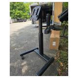 Adjustable TV/Monitor Rolling Cart Stand