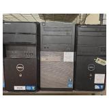 Dell  Desktop Computer Tower Lot (NO HARD DRIVE, NO RAM)