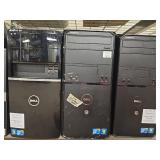 Dell  Desktop Computer Tower Lot (NO HARD DRIVE, NO RAM)
