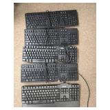 (5)  Assorted Style Dell Keyboards