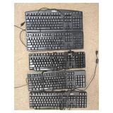 (5) Dell USB Wired Keyboards - Used Office Equipment