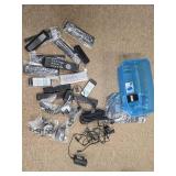 Bulk Lot of TV Remote Controls and Network Cable