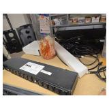 Contents of Shelf W/ Dell PDU Power Distribution Unit, Speakers, Transceiver, and More!