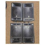 4~Yamaha DSR112 Active Speakers