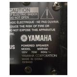 4~Yamaha DSR112 Active Speakers