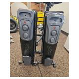 (2) Pelonis Electric Oil-Filled Radiator Heater HO-0264